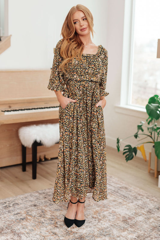 Ever So Briefly Floral Maxi Dress in - Dresses photo