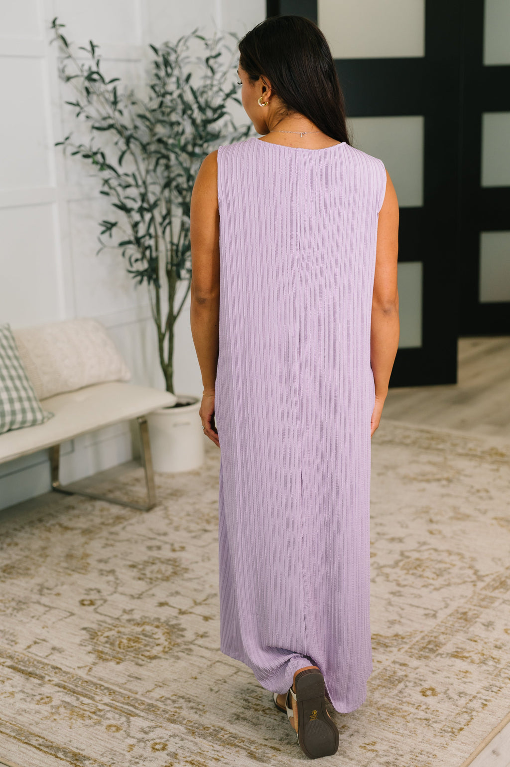 Everything She Wants Sleeveless Maxi Dress in Lavender in - Womens photo