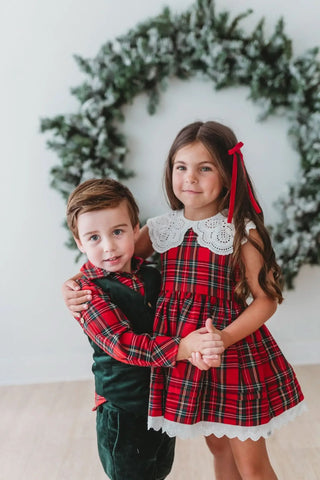 *PREORDER* Christmas Tartan Jumper in - Dresses photo