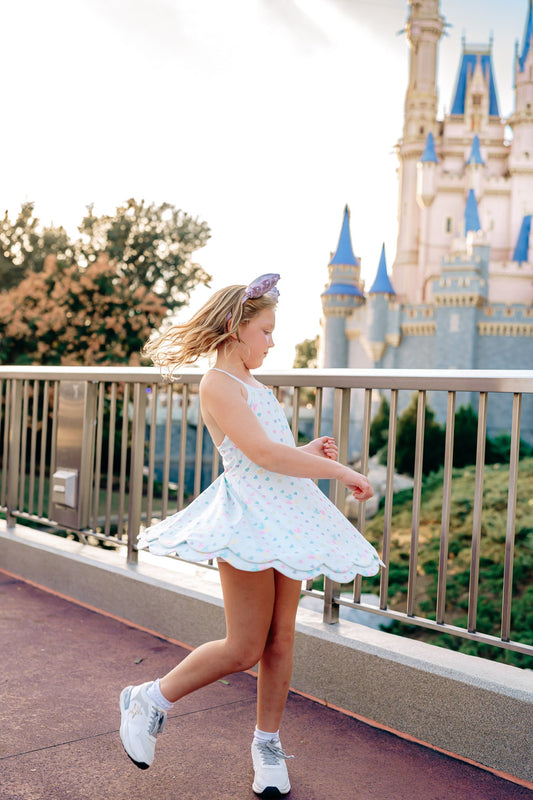 Main Street Magic Scallop Athleisure Dress in - Dresses photo