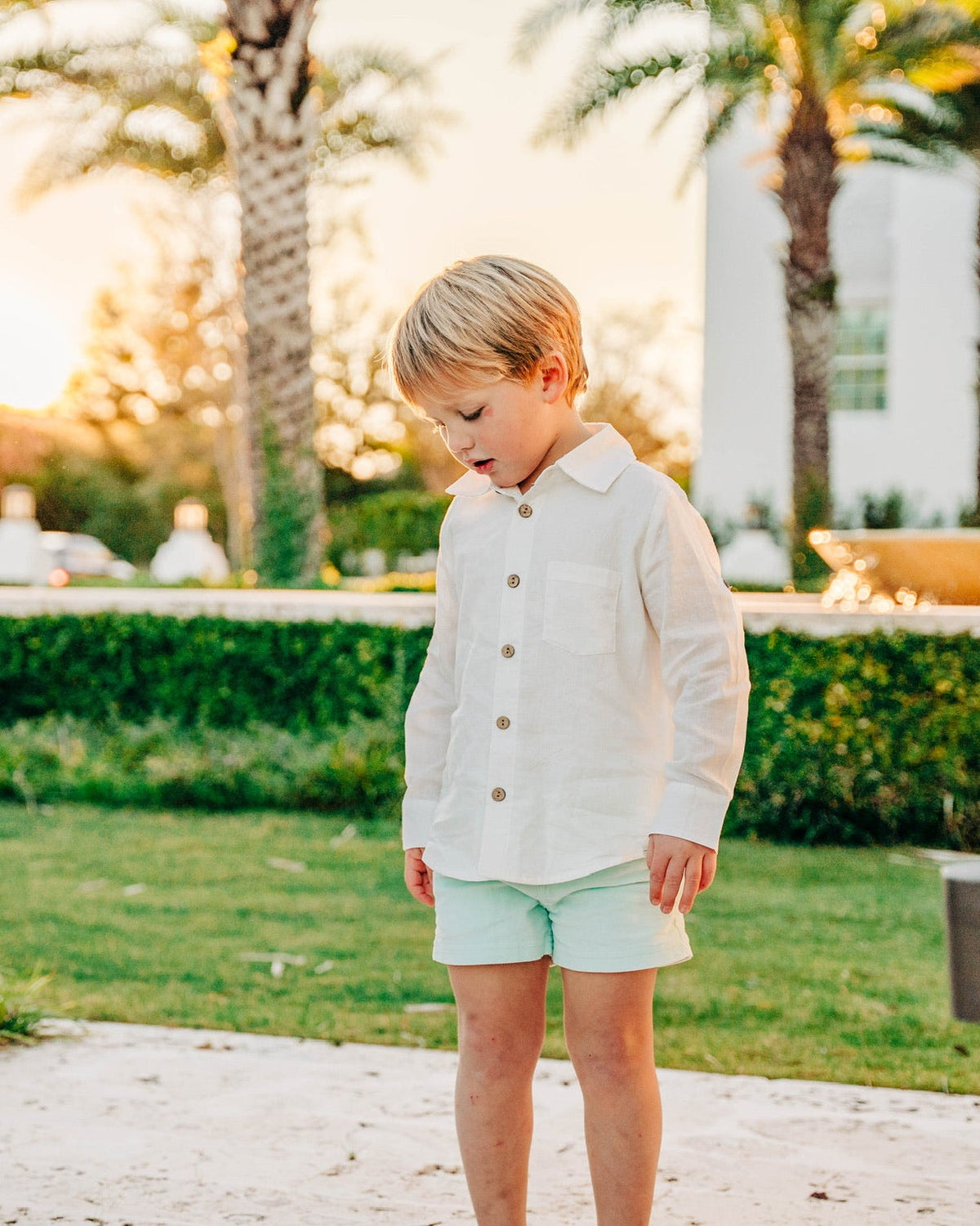 Corduroy Versa Shorts ~ Mint (size down) -
