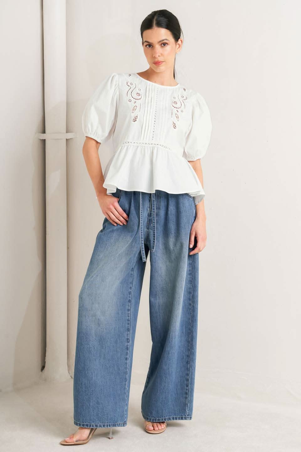 SILENT MORNING WOVEN TOP in - TOPS photo