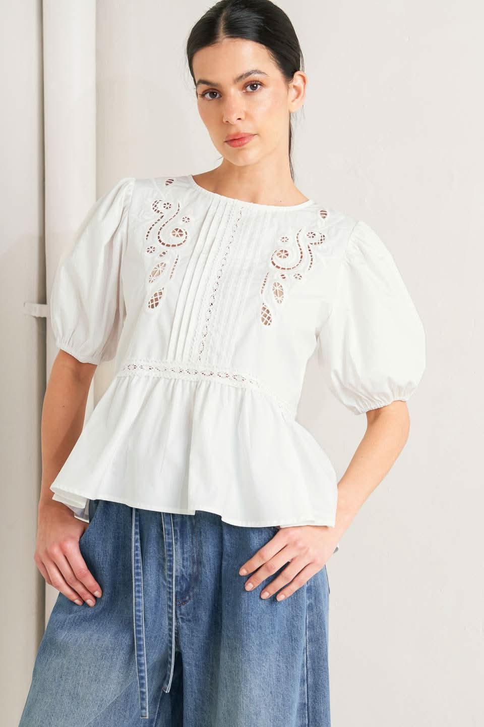 SILENT MORNING WOVEN TOP in - TOPS photo