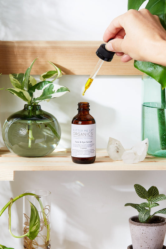 Organic Face & Eye Serum / Organic Facial Oil / Anti-Aging Serum / Organic Facial Serum / Natural Face Oil Butter Me Up Organics / in - Face photo