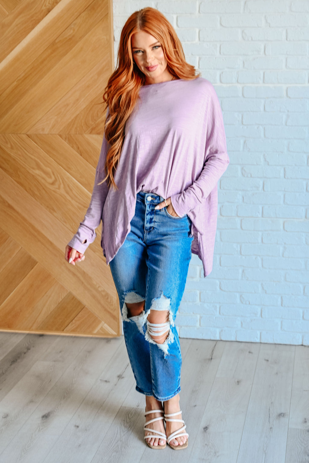Sew in Love Face It Together Step Hem Pullover in - Tops photo