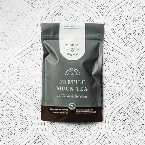 Fertile Moon Tea: Herbal Blend to Support Ovulation and Hormone Balance - Made with Organic and Wildcrafted Herbs (1800+ 5-Star Reviews) in 5 oz - Herbal Blend/ Tea photo