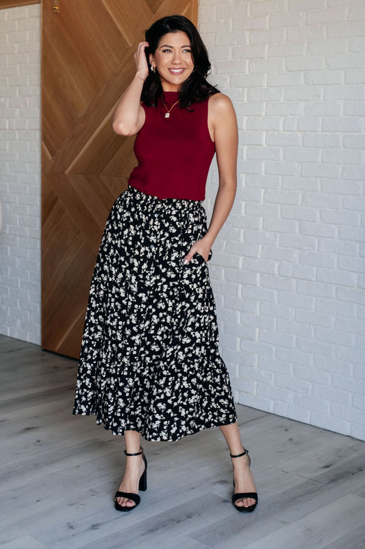 Fielding Flowers Floral Skirt in - Bottoms photo