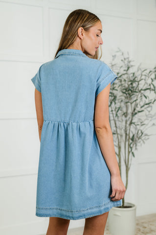 First Rodeo Denim Dress in - Womens photo