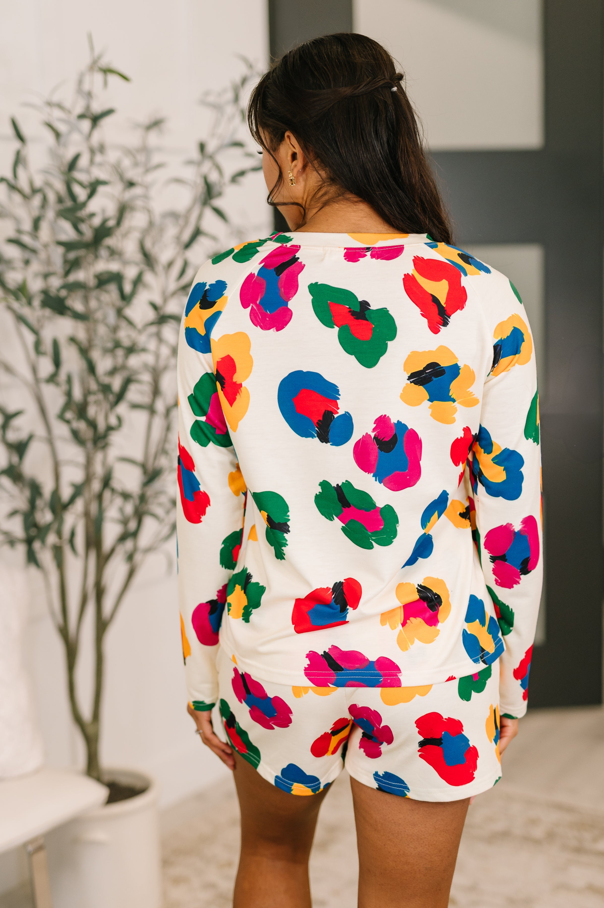 Forever Young Floral Top and Shorts Set in - Womens photo