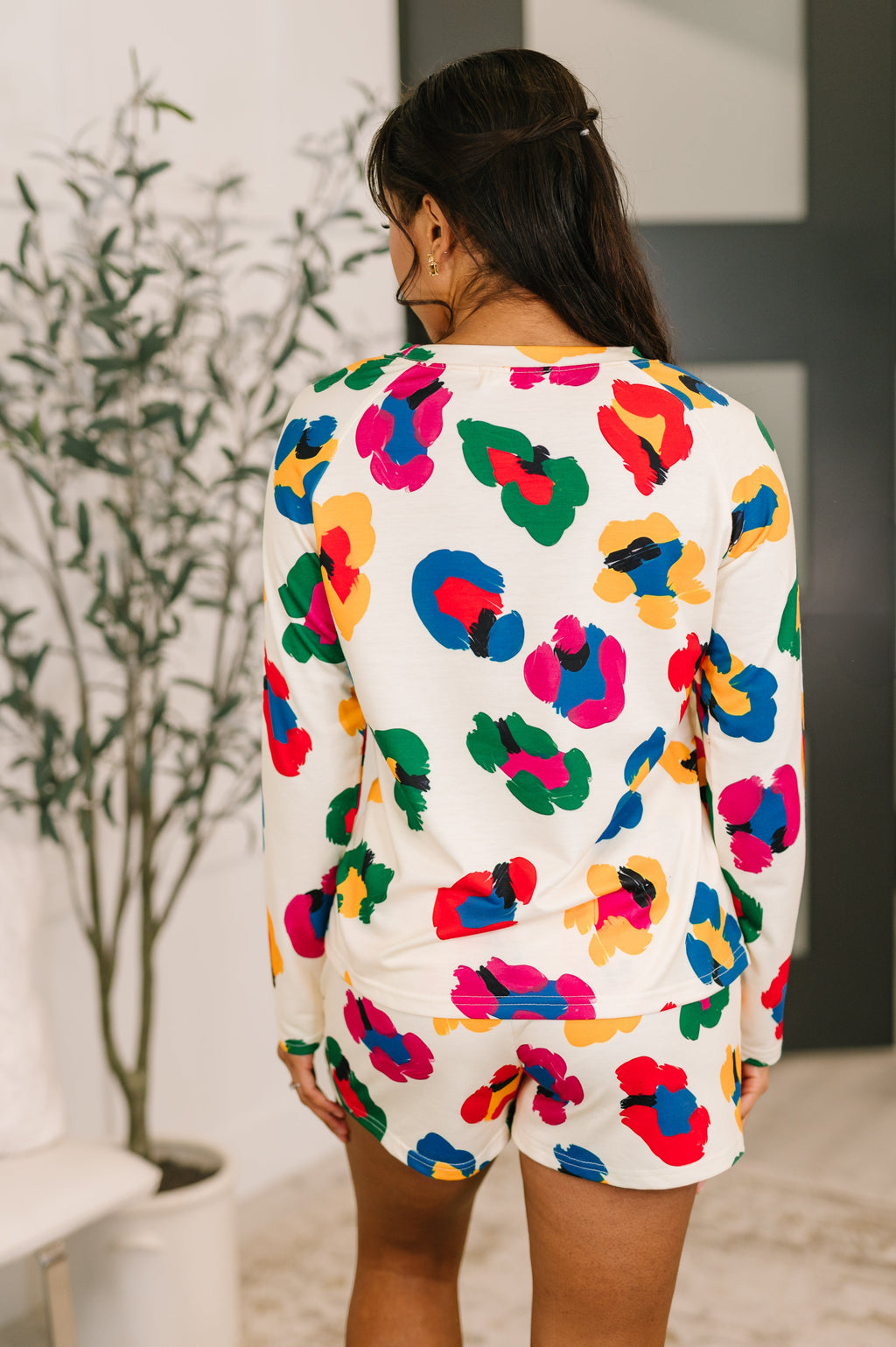 Forever Young Floral Top and Shorts Set in - Womens photo