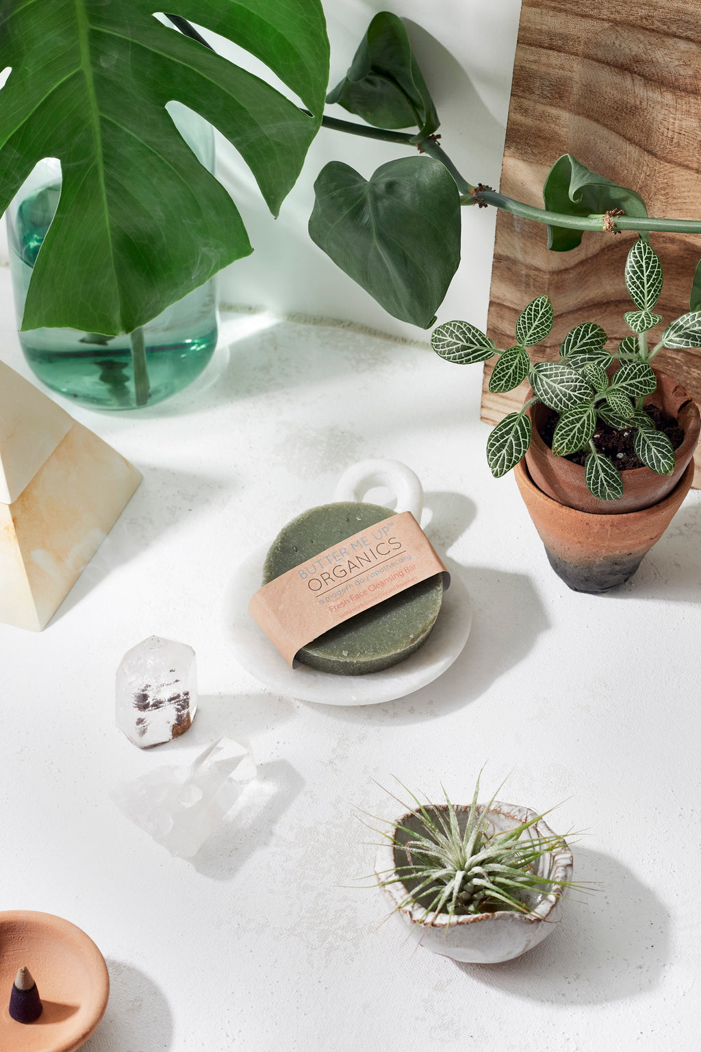 Face Wash Facial Cleansing Bar with French Green Sea Clay in - Face photo