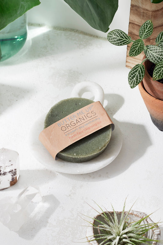 Face Wash Facial Cleansing Bar with French Green Sea Clay in - Face photo
