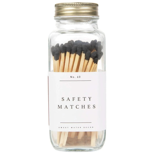 Black Tip Safety Matches - 60 Count, 3.75" in - Matches photo