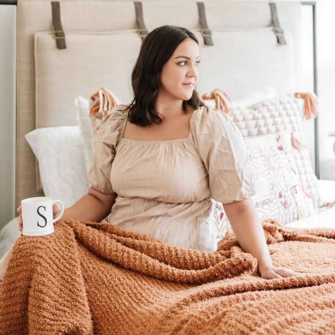 Ribbed BAMBONI® Throw Blankets