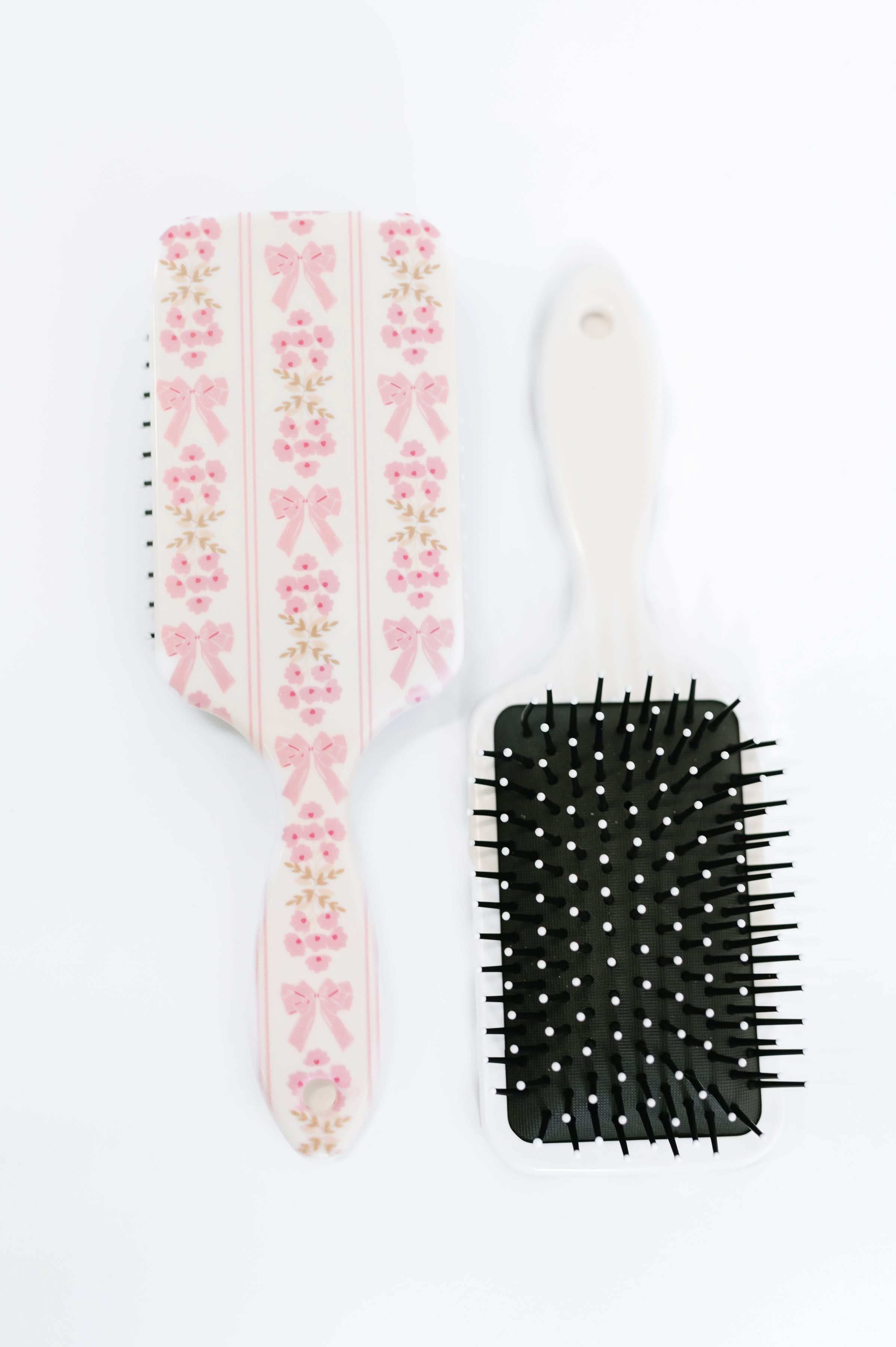Girly Girl Bow and Floral Hair Brush in - Womens photo