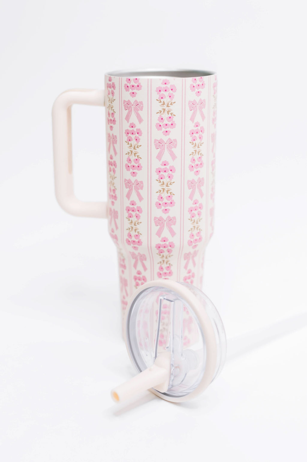 Girly Girl Bow and Floral Tumbler in - Womens photo