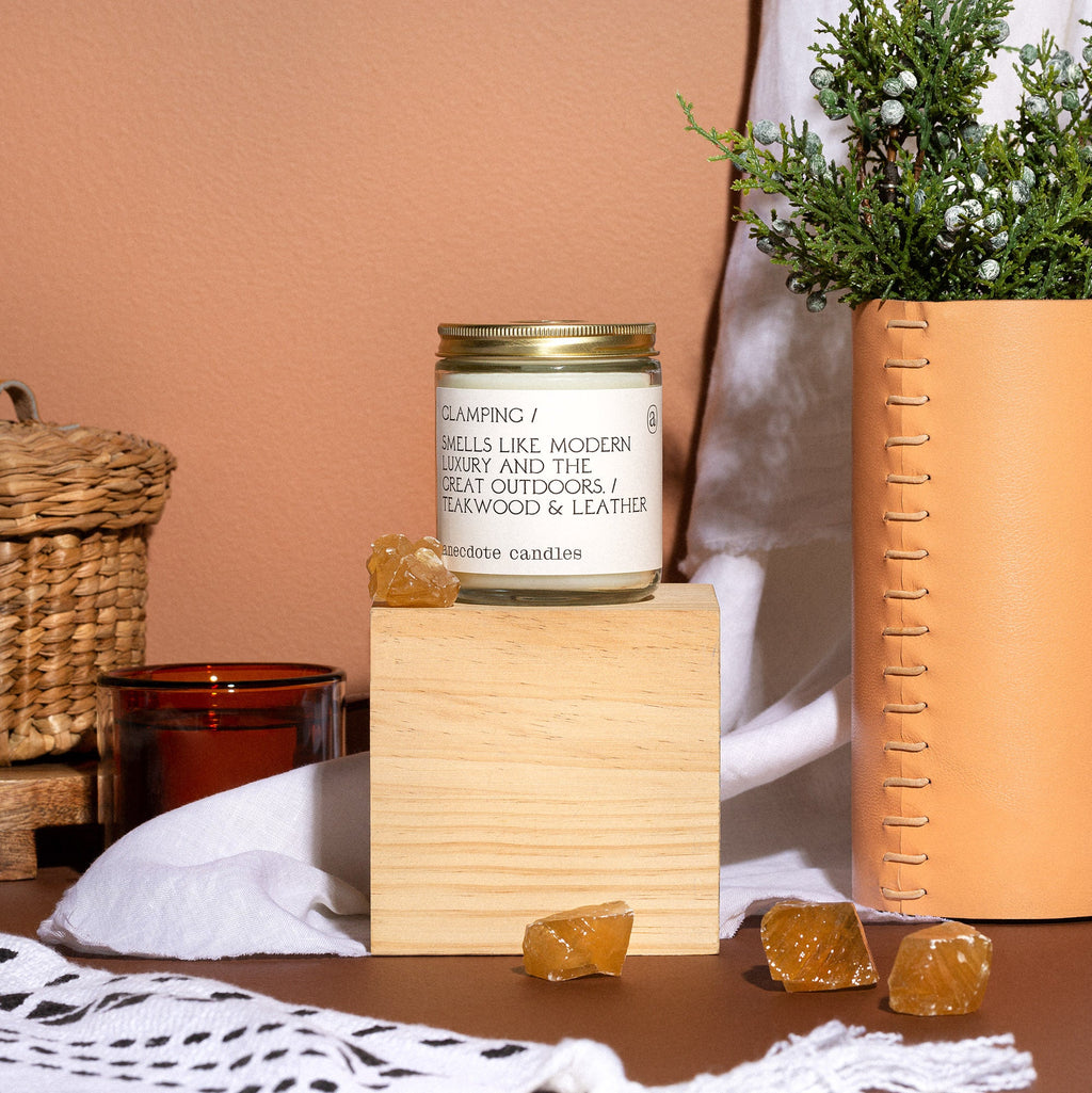 Glamping in - candles photo