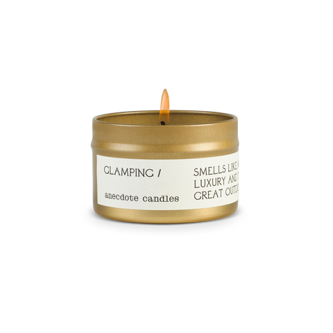 Glamping in - candles photo