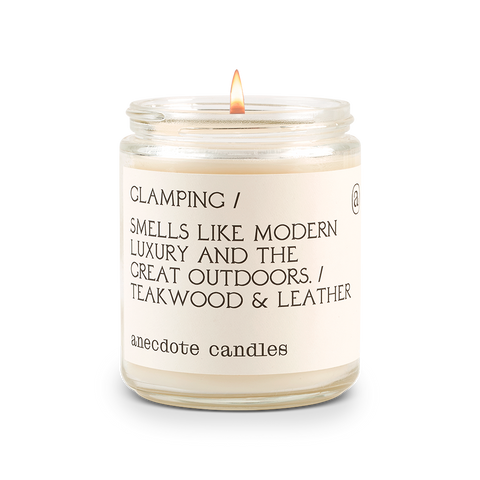 Glamping in - candles photo