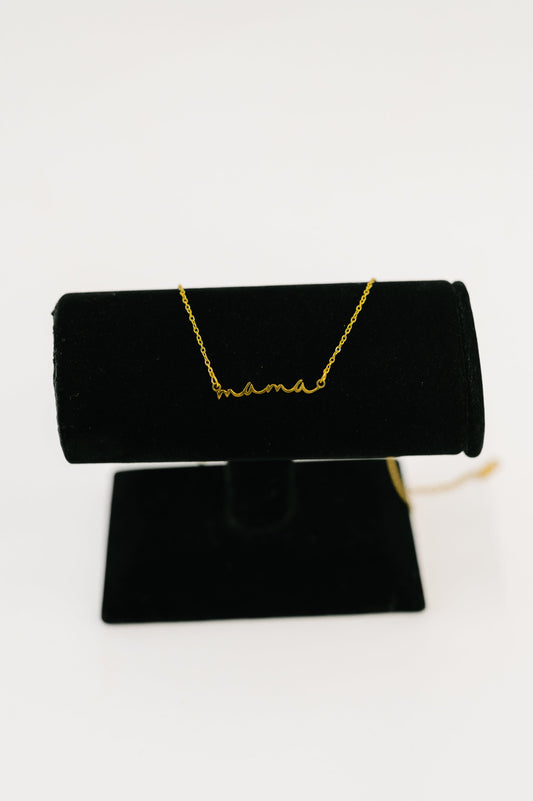 Golden Mama Necklace in - Womens photo