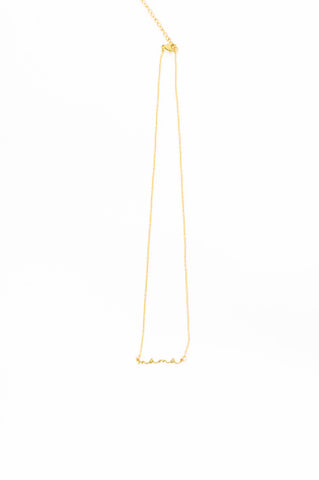 Golden Mama Necklace in - Womens photo
