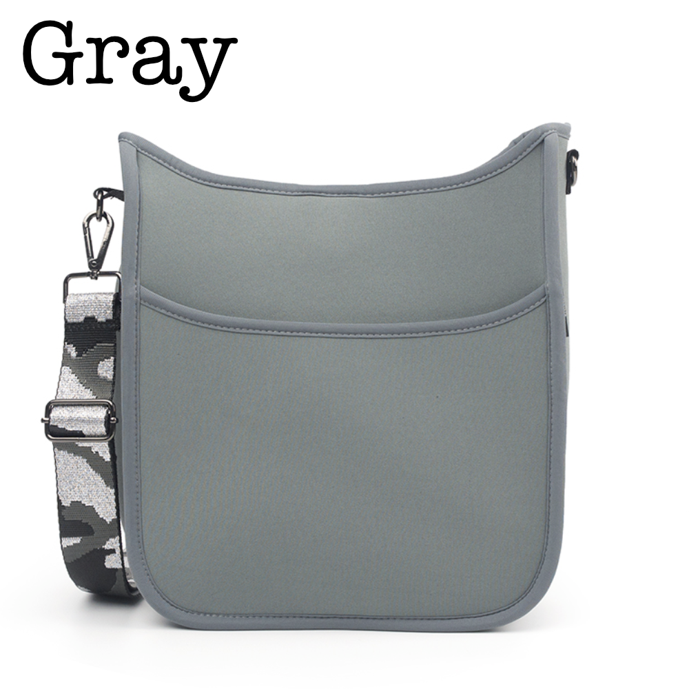 Neoprene Messenger in Gray - Bags photo