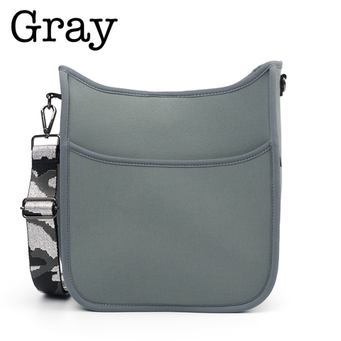 Neoprene Messenger in Gray - Bags photo