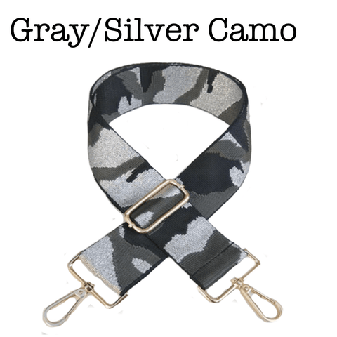 Bag Straps | 30 Styles in Gray Silver Camo - Bags photo