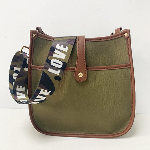 Anna Courier | Choose Your Strap in Army Green - Bags photo