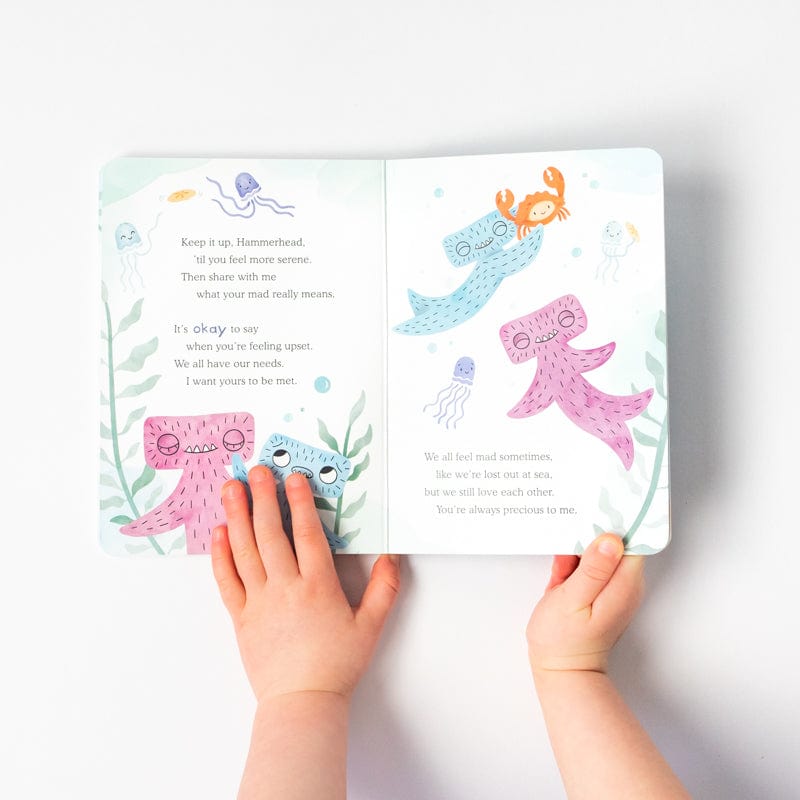Slumberkins Hammerhead Kin Stuffed Animal & Hardcover Book