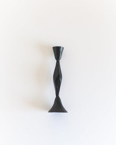 High Diamond Hand-Forged Iron Candle Stand