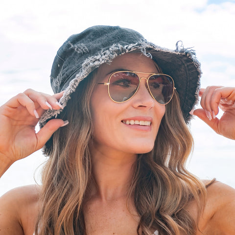 Denim Bucket Hat in - photo