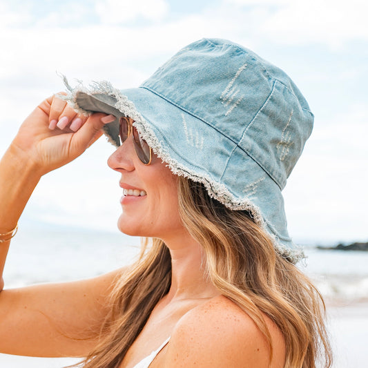 Denim Bucket Hat in - photo