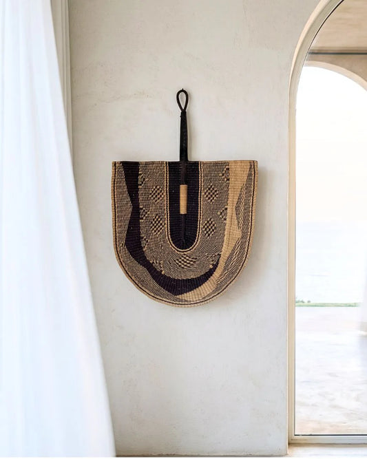 Handwoven Bolga Fan – Large in - photo