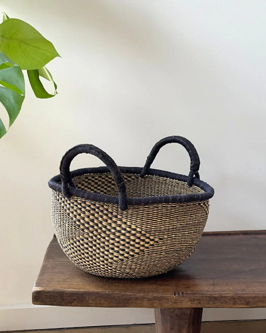 Handwoven African Catch-All Basket – Heritage Weave in Default Title - Baskets photo