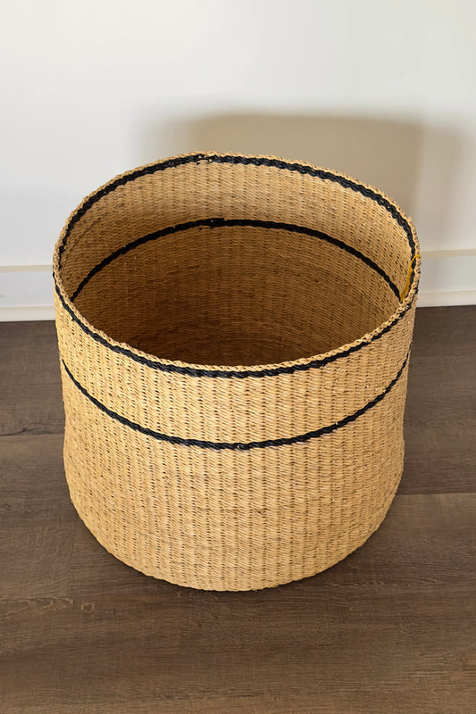African Stripe Planter & Storage Basket in - Baskets photo