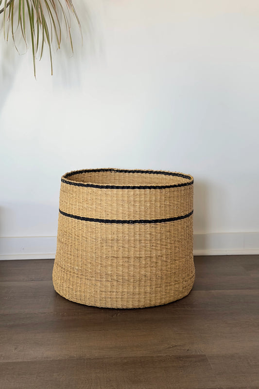 African Stripe Planter & Storage Basket in Default Title - Baskets photo