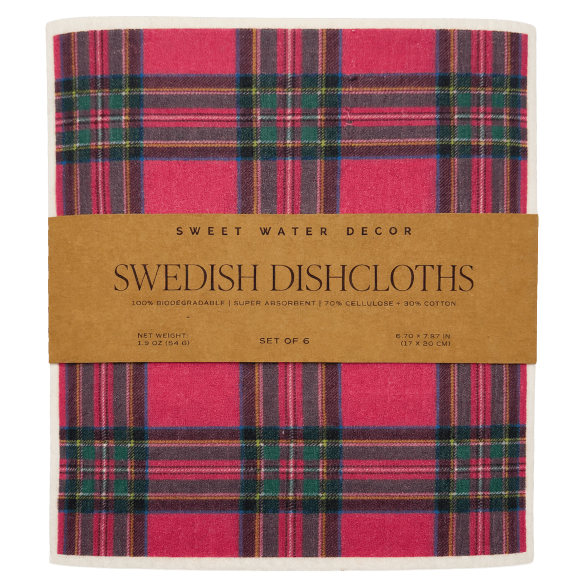 Holiday Pattern Swedish Dishcloths