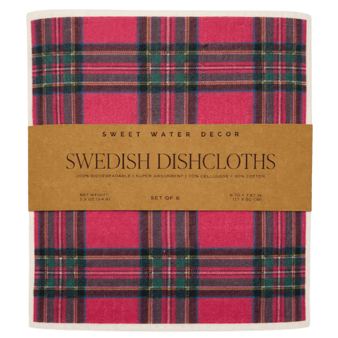 Holiday Pattern Swedish Dishcloths