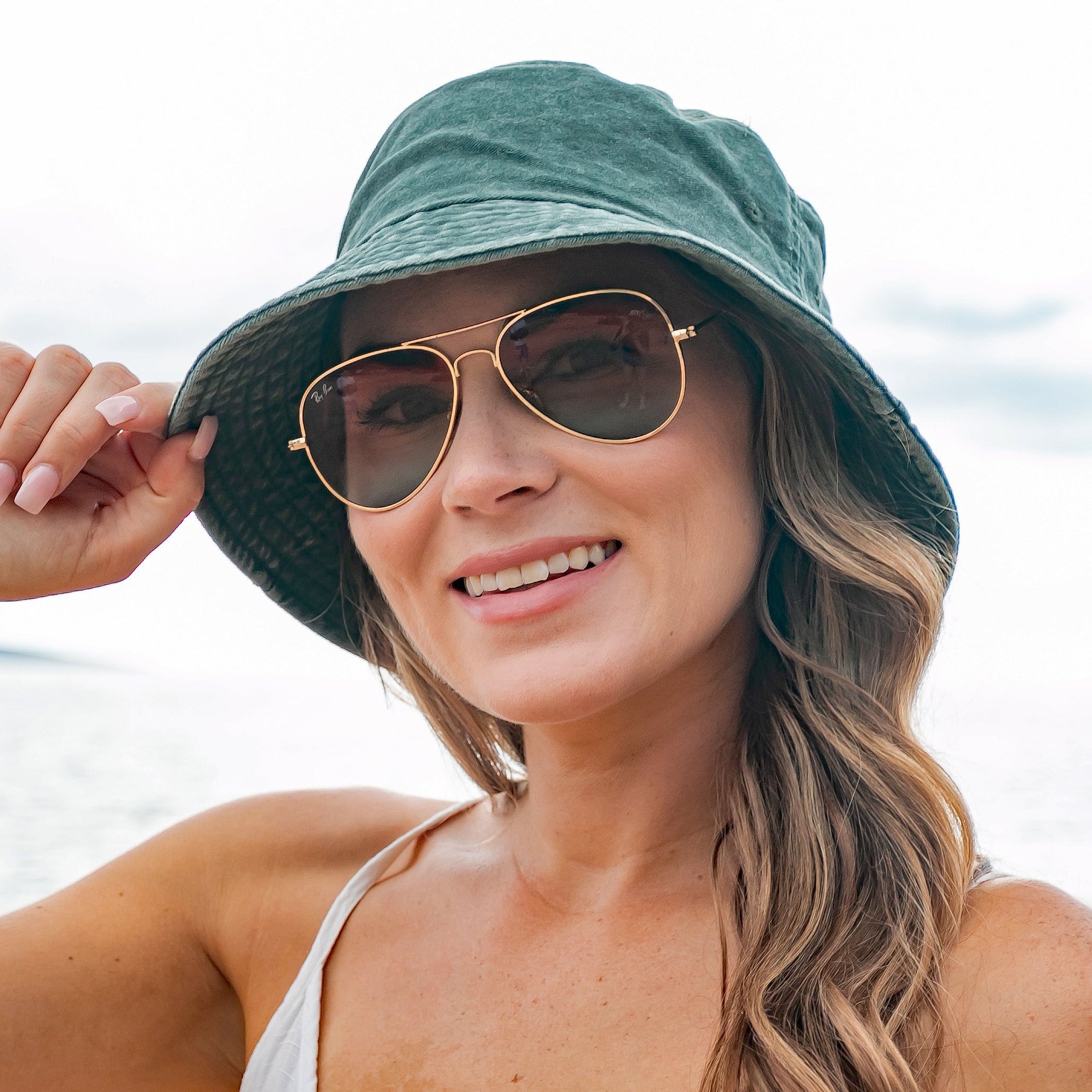 Distressed Bucket Hats in - photo