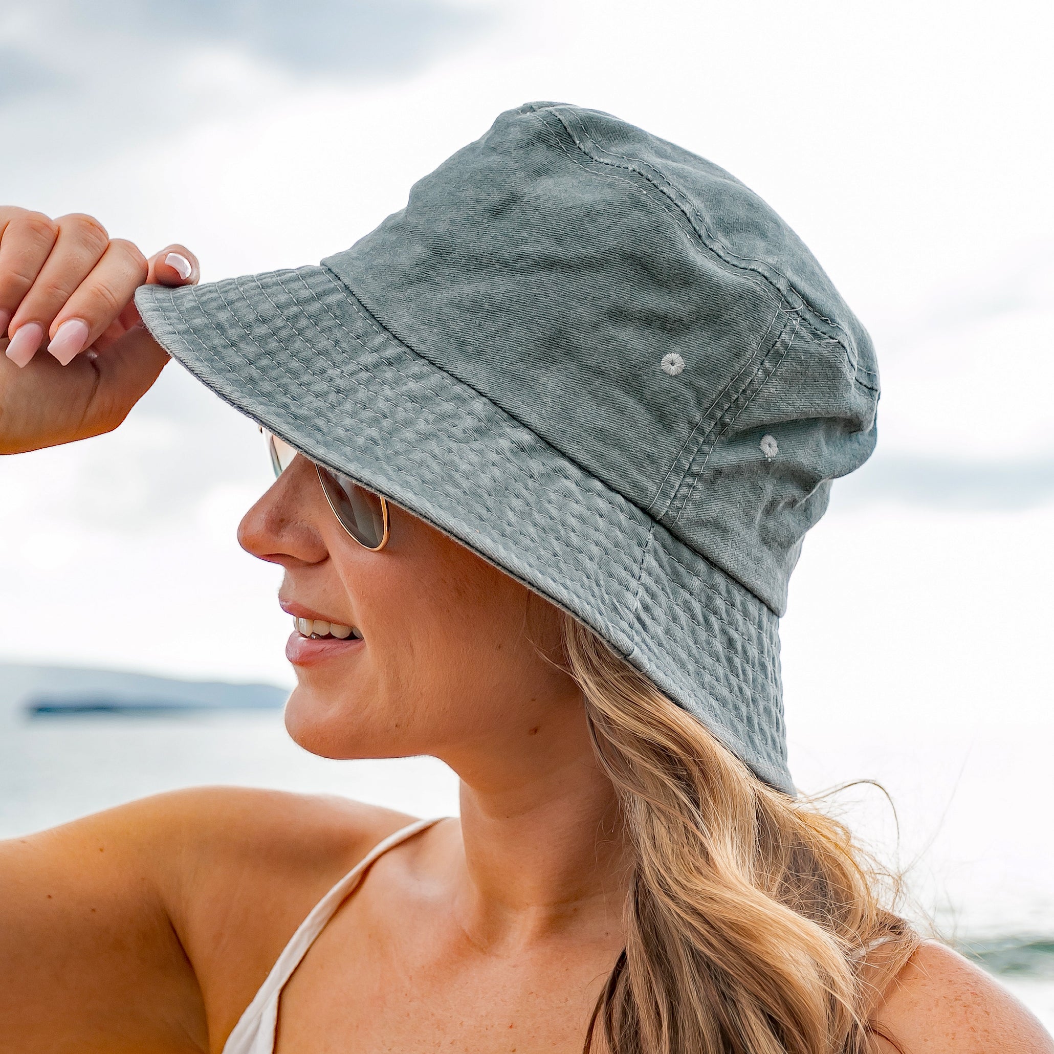 Distressed Bucket Hats in - photo