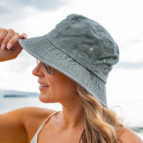 Distressed Bucket Hats in - photo
