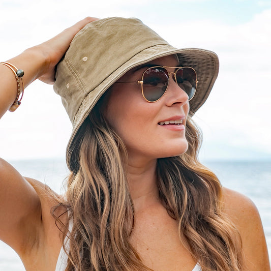 Distressed Bucket Hats in - photo