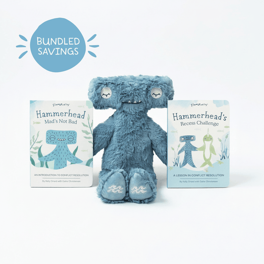 Slumberkins Hammerhead Kin Stuffed Animal & Hardcover Book -