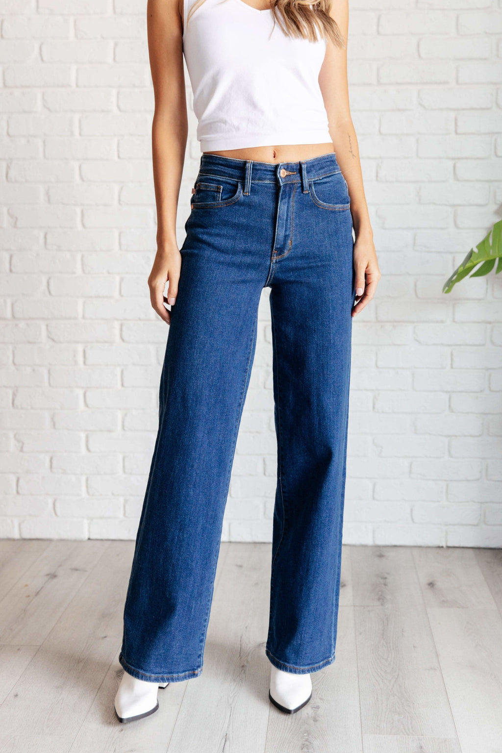 Hazel High Rise Vintage Wide Leg Jeans - SwagglyLife Home & Fashion