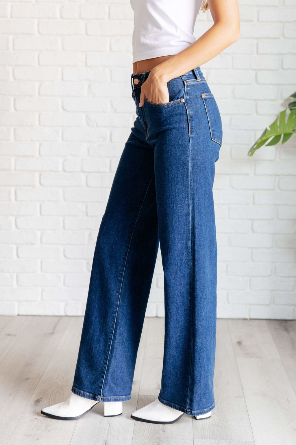 Hazel High Rise Vintage Wide Leg Jeans - SwagglyLife Home & Fashion