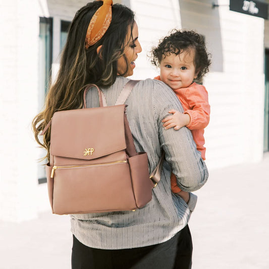 Freshly Picked Heather Mini Classic Diaper Bag II in - Mini Classic Diaper Bag II photo