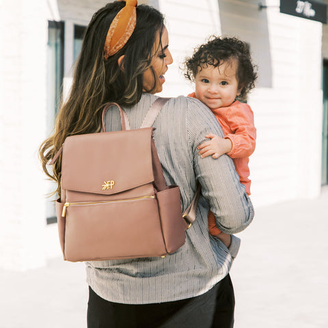 Heather Mini Classic Diaper Bag II in - Mini Classic Diaper Bag II photo