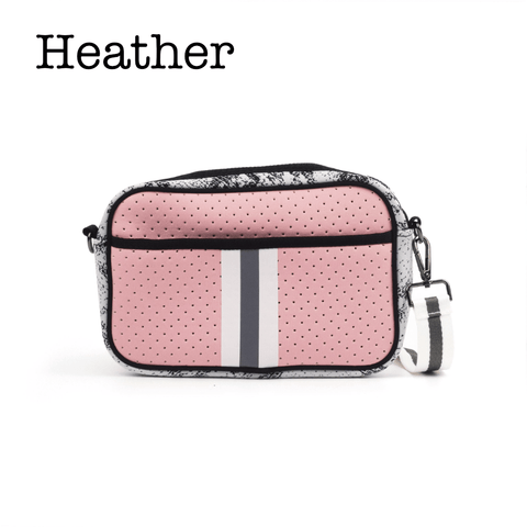 Neoprene Crossbody in Heather - Bags photo