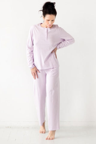 Straight Leg Pants in Pima Cotton in - PANTS photo